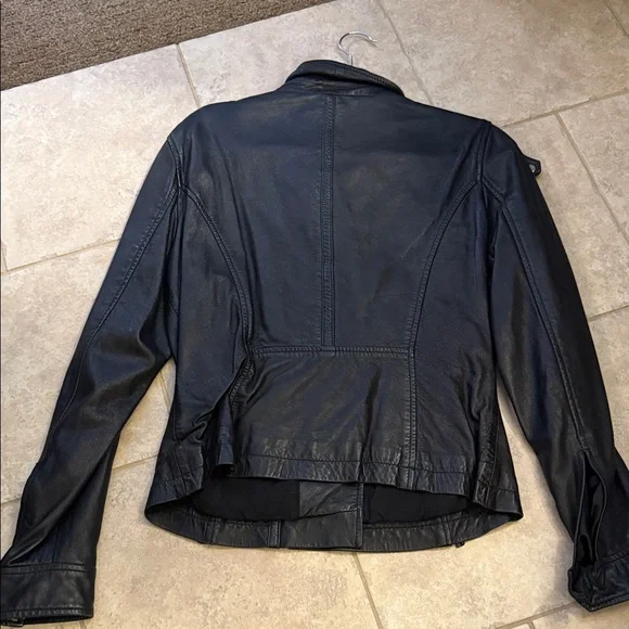 Marc New York Andrew Marc Black Leather Jacket - Picture 12 of 13
